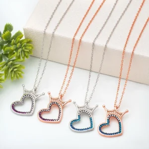 925 Silver Ladies Chain Pendant Combo